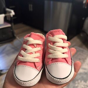 Pink Canvas Kids Sneakers